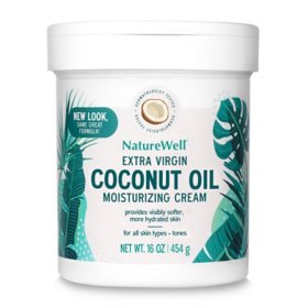 NatureWell Extra Virgin Coconut Oil Moisturizing Cream, 16 oz.