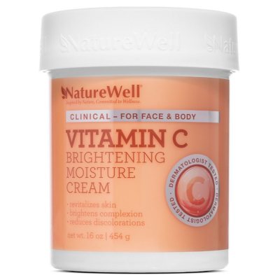 NatureWell Clinical Vitamin C Brightening Moisture Cream (16 oz.) - Sam's  Club
