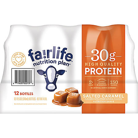 Fairlife Nutrition Plan Salted Caramel, 30 g Protein Shake (11.5 fl. oz., 12 pk.)