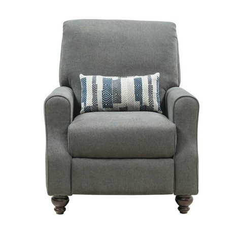 Shelby High Leg Recliner with Kidney Accent Pillow
