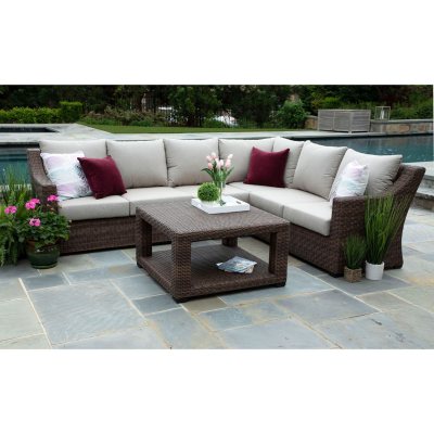 Outdoor discount sunbrella sectional