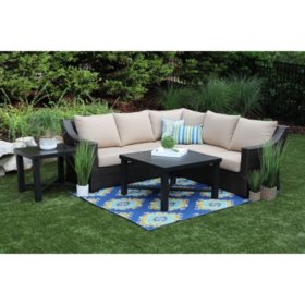 Birch 5-Piece Sectional with Sunbrella Fabric