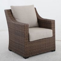 Alder Armchair with Cast Ash Sunbrella Fabric