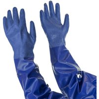 Kleen Handler Blue Multipurpose Non-Slip Nitrile Coated Gloves, 1 pair (Choose Size)