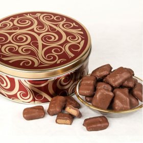 Milk Chocolate Toffee Bites Gift Tin 26 oz.