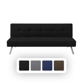 Serta Crestview Convertible Sofa in Premium Fabric, Assorted Colors
