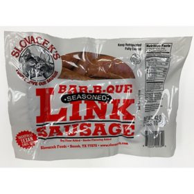 Slovacek's Fully Cooked BBQ Sausage Links, 42 oz.