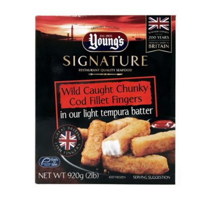 Young's Signature Battered Cod Fingers (2 lbs.) - Sam's Club
