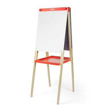 U Play Wooden Standing Double-Sided Art Easel