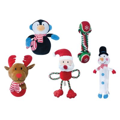 Bone & Barkers Holiday Dog Toys, Small to Medium (5 pk.) - Sam's Club