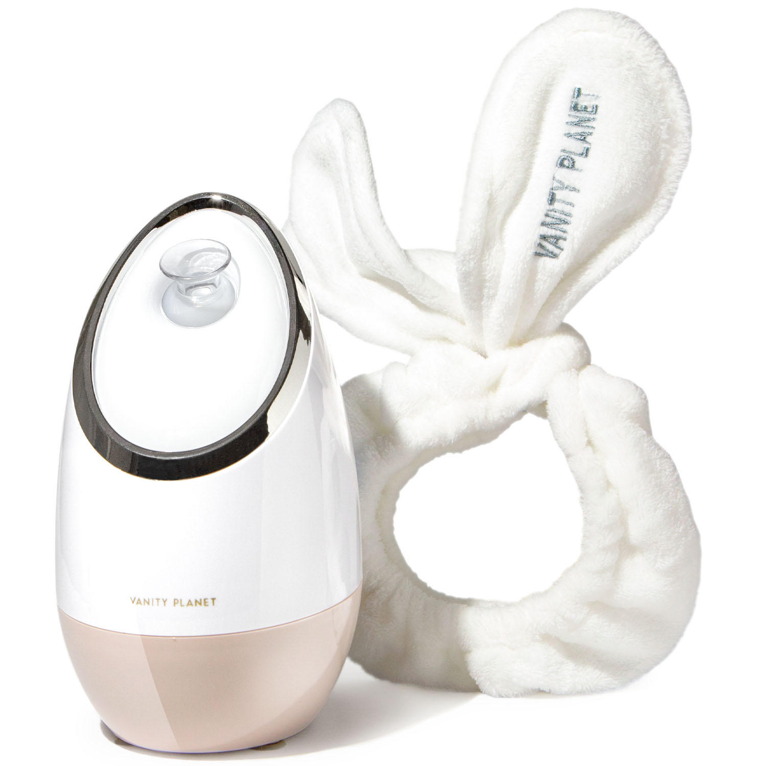Aira Ionic Facial Steamer with Bunny Ears Spa Headband