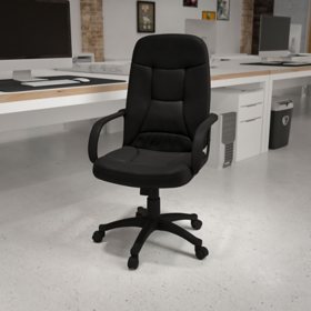 Flash Furniture High-Back Executive Office Chair, Black