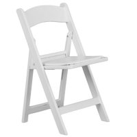Flash Furniture Hercules Series White Resin Folding Chair, Assorted Quatities