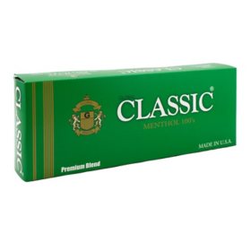 Classic Menthol 100's Soft Pack (20 ct., 10 pk.)