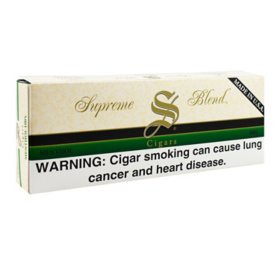 Supreme Blend Cigars Menthol 100's 20 ct., 10 pk.