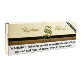 Supreme Blend Cigars Smooth 100's (20 ct., 10 pk.)