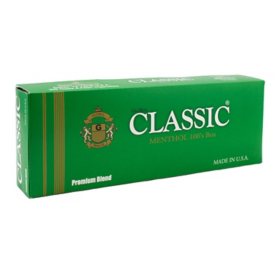 Classic Menthol 100's Box 20 ct., 10 pk.