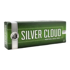 Silver Cloud Menthol Gold 100's Box (20 ct., 10 pk.)
