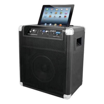 ION Block Rocker Bluetooth Portable Speaker System w Wireless