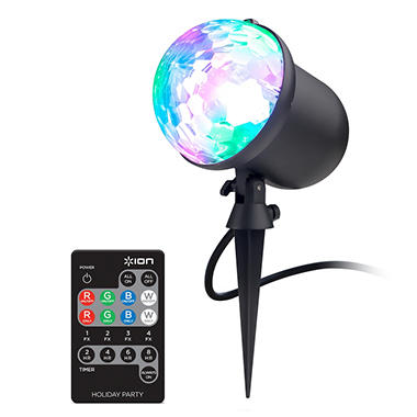 ION Holiday Party Multi-color Indoor/Outdoor Projector LED light