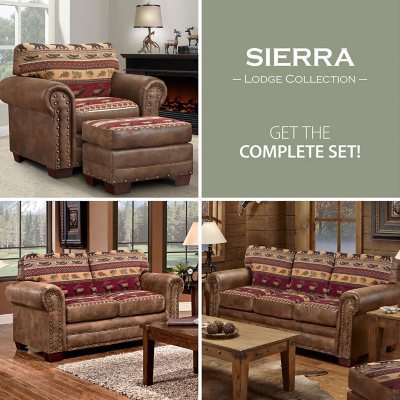 Clean! Comfy Microfiber Fluffy Brown 6 1/2 Foot Couch! - furniture