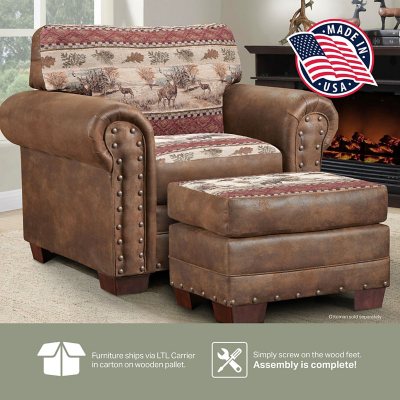 Marley Stain-Resistant Fabric Chair With Pullout Bed - Sam's Club