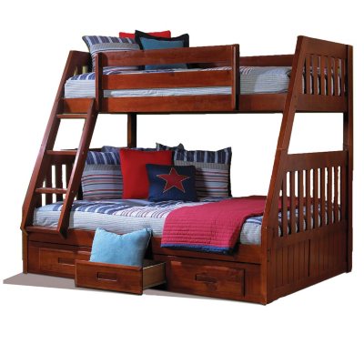 Twin/Full Bunk Bed - Merlot - Sam's Club