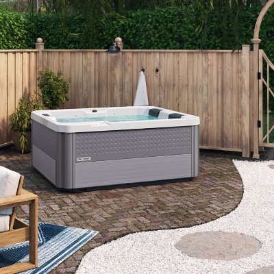 Lifesmart Willow 3-Person 32-Jet 115V Acrylic Plug and Play Spa, Choose ...