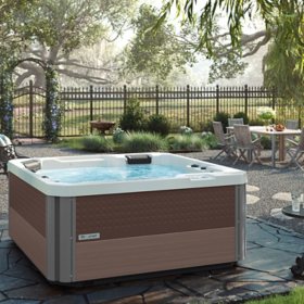 Lifesmart Acacia 5-Person 40-Jet 230V Acrylic Spa with Lounge Seating, Assorted Colors