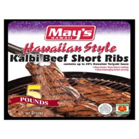 May's Hawaii Kalbi Shortribs 5 lbs.