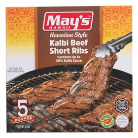 May's Hawaii Kalbi Shortribs 5 lbs.