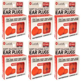 Lucid Audio Silicone Ear Plugs 6 pk.