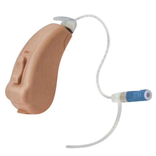 Liberty SIE 48 Channel Speaker-In-The-Ear Hearing Aid Powered by Lucid Technlogy, Brown