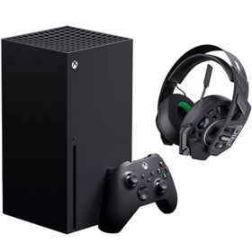 Xbox Series X Bundle with: 1) Xbox Series X System, 2) RIG 500 PRO EX Wired Headset (Black)