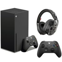 Xbox Series X 1TB w/Microsoft Carbon Black Wireless Controller and Rig 700 HX Wireless Headset