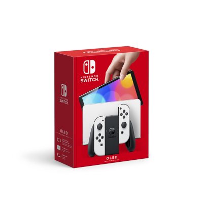 Nintendo Switch OLED Mario Bundle + Headset + Wired Controller + 