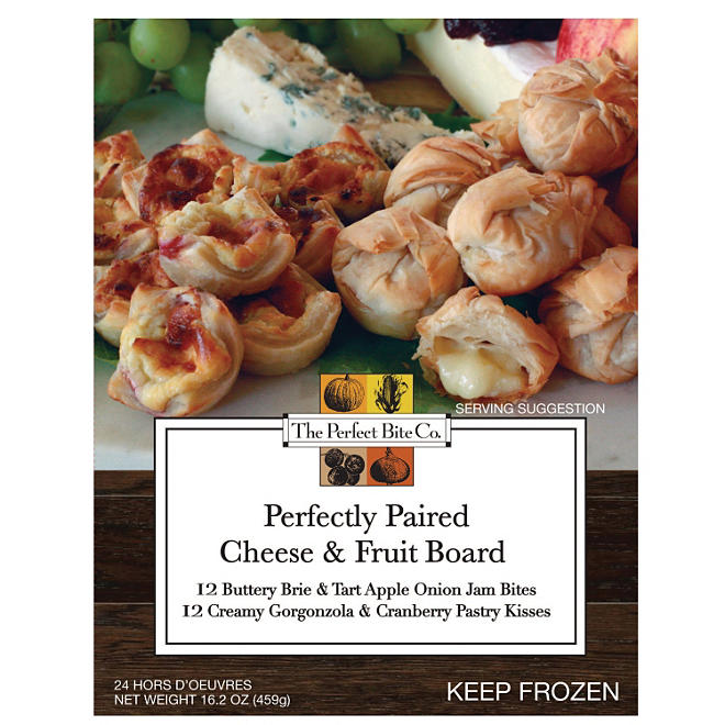 The Perfect Bite Perfectly Paired Cheese and Fruit Board (24 ct.)