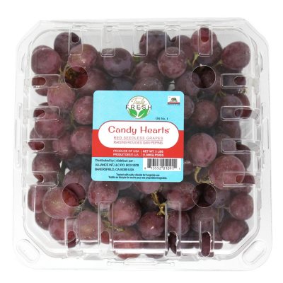 PC Organics Red Seedless Grapes