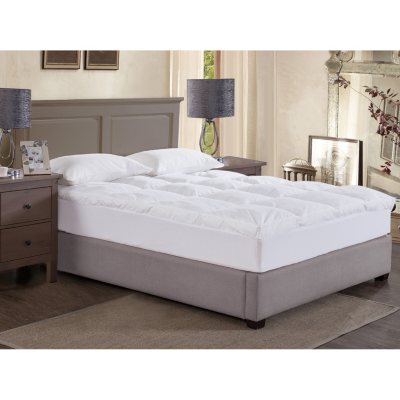 Quilted Polyester Deep Fill Mattress Topper