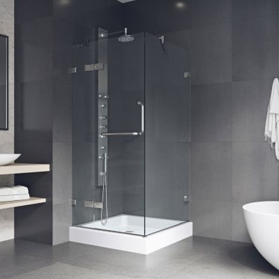 Vigo Monteray Frameless Shower Enclosure With Base Sam S Club