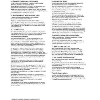 Google Nest Learning Thermostat 3rd Generation (White)