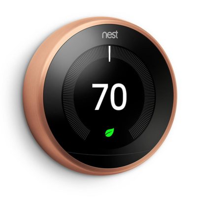 Google Nest Learning Thermostat 3rd Generation (Copper) - Sam's Club