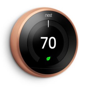 Google Nest Learning Thermostat 3rd Generation Copper