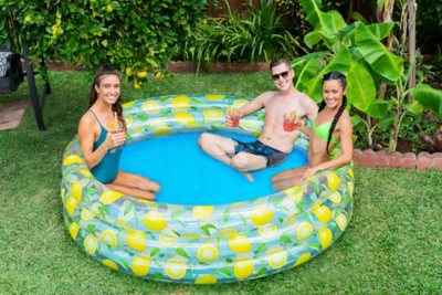 PoolCandy Inflatable Lemon Sunning Pool 