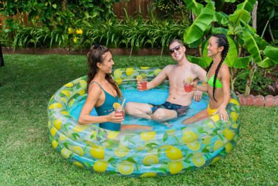PoolCandy Inflatable Lemon Sunning Pool 