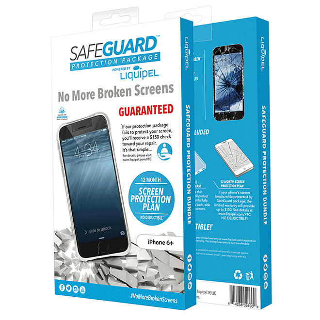 Liquipel Safeguard Protection Bundle for Apple iPhone 6 Plus / 6s Plus