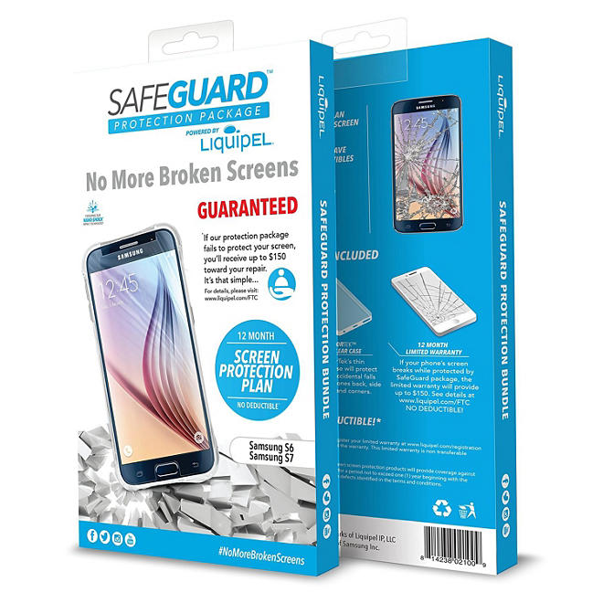 Liquipel Safeguard Protection Bundle for Samsung Galaxy S6/S7