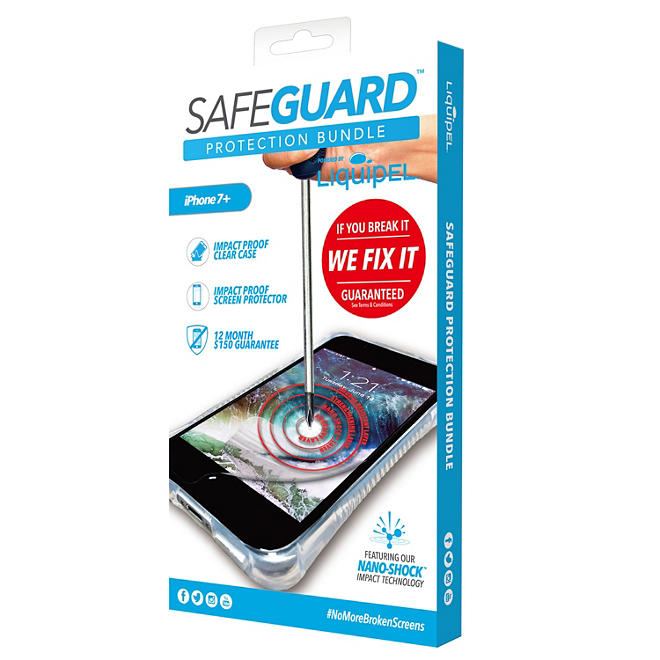 Liquipel Safeguard Protection Bundle for Apple iPhone 7 Plus