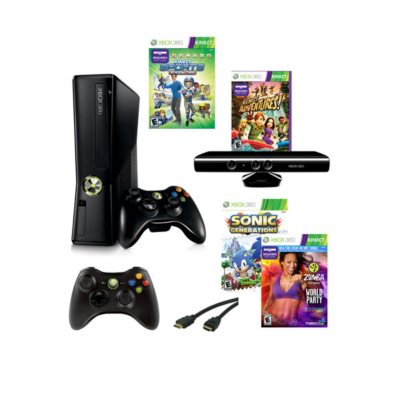 Console Seminovo Xbox 360 Super Sliim 4GB + Kinect