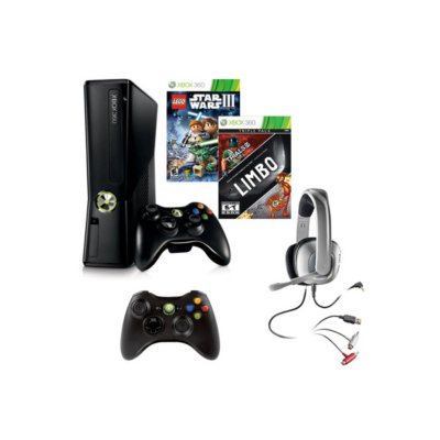 excel con man Banzai Xbox 360 4GB System with LEGO Star Wars 3, Xbox Live Triple Pack and  accessories - Sam's Club